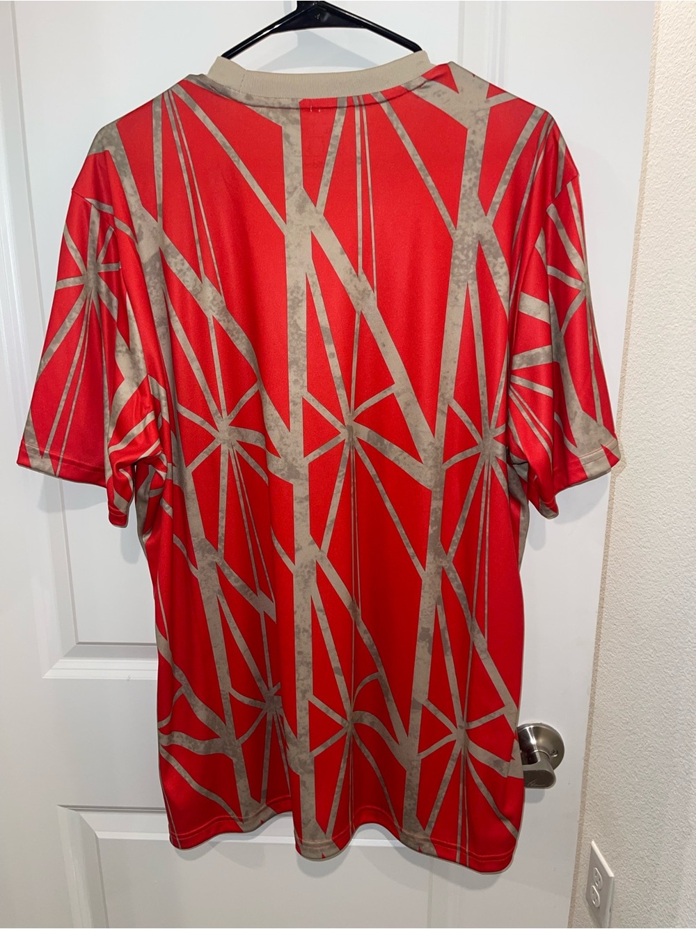 Adidas FC Bayern Munich Pre-Match Soccer Jersey Red Gold Men's XL - Picture 2 of 3